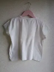 Vorschaubild 5 von Kinder T-Shirt Gr. 134-140 Weiß Basic Kurzarm Baumwolle