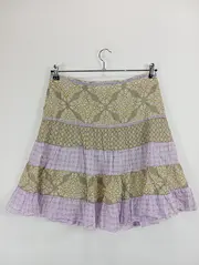 Vorschaubild 2 von Damen Minirock Gr. 40;L Mehrfarbig Bohemian Ethno Muster