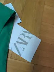 Vorschaubild 3 von Damen Kleid A-Linie ärmellos Grün Gr. XS/34 Sommerkleid