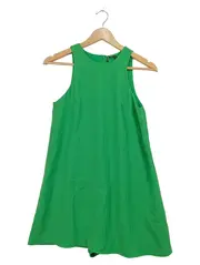 Vorschaubild 1 von Damen Kleid A-Linie ärmellos Grün Gr. XS/34 Sommerkleid