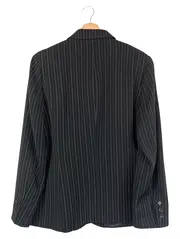 Vorschaubild 2 von Damen Blazer Schwarz Gestreift Gr. 40 Business Elegant