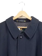 Vorschaubild 5 von Herren Mantel Klassisch Wolle Blau Gr. 28 4XL Business Langarm