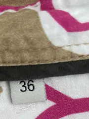 Vorschaubild 5 von Damen Blusenkleid Gr. 36;S Beige Blumenmuster Baumwolle Casual