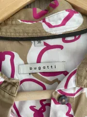 Vorschaubild 4 von Damen Blusenkleid Gr. 36;S Beige Blumenmuster Baumwolle Casual