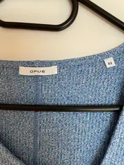 Vorschaubild 3 von Damen Langarmshirt Gr. 42 Blau Meliert Casual