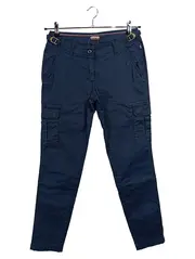 Vorschaubild 1 von Damen Cargohose Gr. 28 Blau Casual Baumwolle