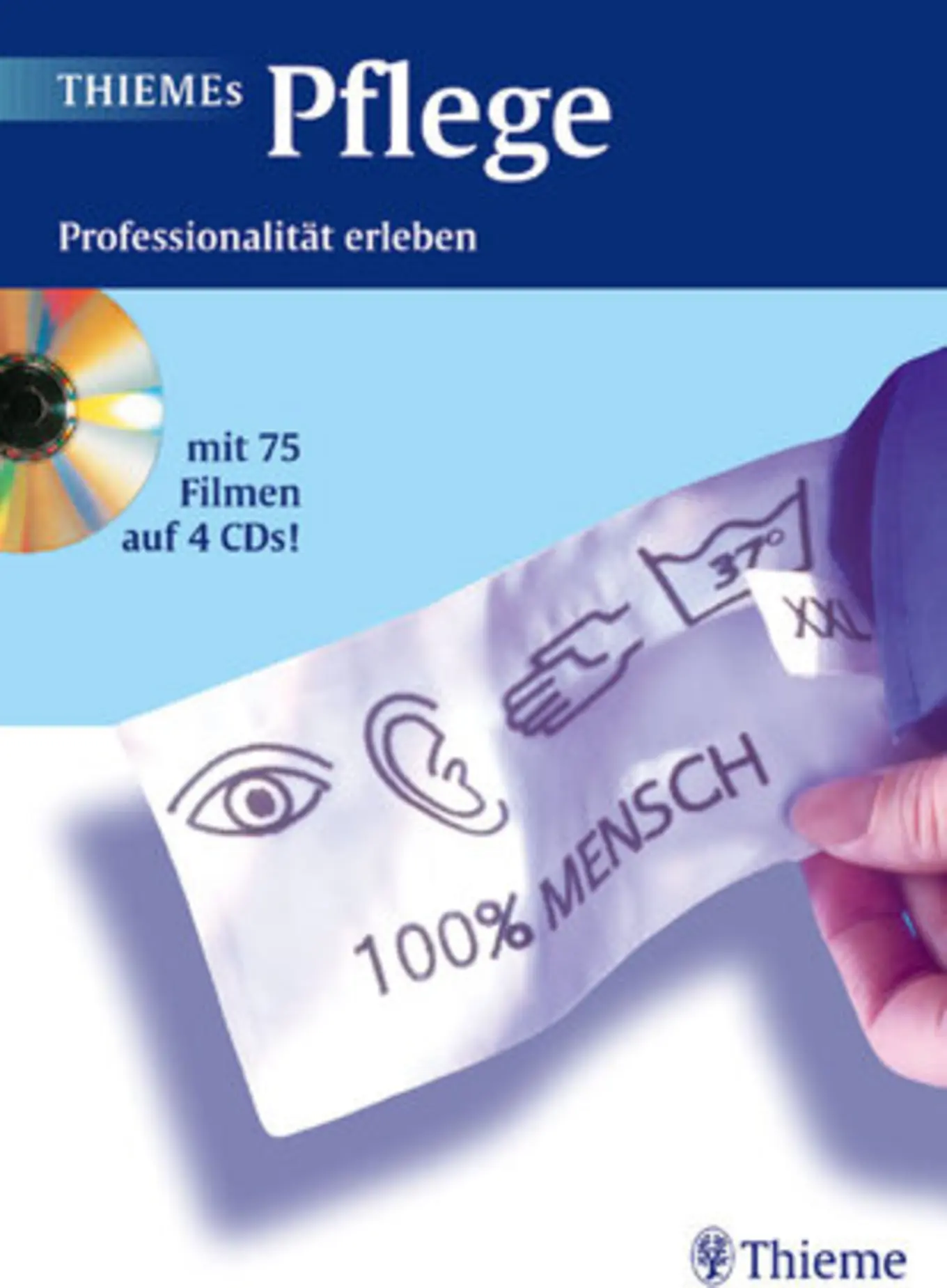 Thieme Pflege Fachbuch Medizin Professionalität Hardcover Deutsch 4 CDs