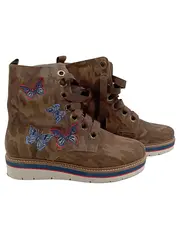 Vorschaubild 1 von Damen Stiefel Gr. 38 Plateau Camouflage Schmetterling Applikation