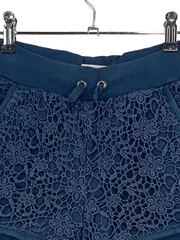 Vorschaubild 3 von Mädchen Shorts Spitze Häkel Blumenmuster Petrol Gr. 140