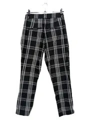 Vorschaubild 2 von Damen Stoffhose Kariert Schwarz Gr. S Casual Modern