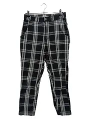 Vorschaubild 1 von Damen Stoffhose Kariert Schwarz Gr. S Casual Modern