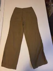 Vorschaubild 2 von Damen Stoffhose Oliv Gr. 36 W28 High Waist Lyocell