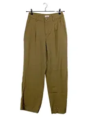 Vorschaubild 1 von Damen Stoffhose Oliv Gr. 36 W28 High Waist Lyocell