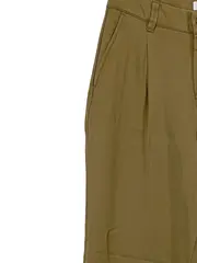 Vorschaubild 4 von Damen Stoffhose Oliv Gr. 36 W28 High Waist Lyocell