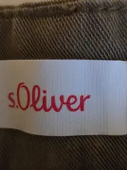 Vorschaubild 7 von Damen Stoffhose Oliv Gr. 36 W28 High Waist Lyocell