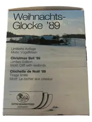 Vorschaubild 2 von Weihnachtsglocke 1989 Vogelfelsen Limitierte Auflage Porzellan