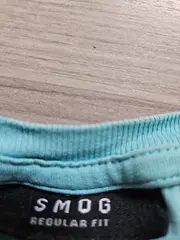 Vorschaubild 2 von Herren T-Shirt Garage Print Türkis Regular Fit Gr. S