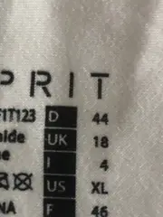 Vorschaubild 5 von Damen Slip Unterwäsche Gr. 44 XXL Weiß Polyamid Basic