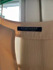 Vorschaubild 4 von Damen Freizeitkleid Gr. 40/L Beige Elegant Acetat