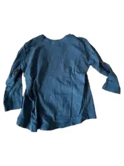 Vorschaubild 3 von Langarmshirt Kinder Gr. 98 Petrol Basic Baumwolle Unisex