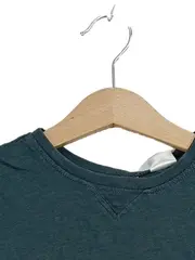 Vorschaubild 5 von Langarmshirt Kinder Gr. 98 Petrol Basic Baumwolle Unisex