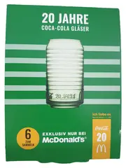Vorschaubild 2 von Glas Dosenform Retro Transparent 20 Jahre Jubiläum Logo