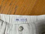 Vorschaubild 3 von Kinder Jeans Shorts Weiß Zerrissen Gr. 152 Baumwolle