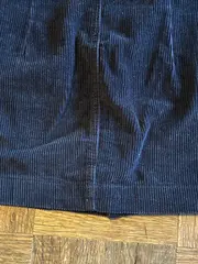 Vorschaubild 5 von Damen Cordrock Minirock Blau Gr. S Retro Knopfleiste