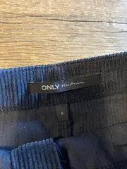 Vorschaubild 3 von Damen Cordrock Minirock Blau Gr. S Retro Knopfleiste