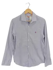 Vorschaubild 1 von Herren Business Hemd Lila Gestreift Gr. 46/S Baumwolle