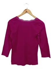 Vorschaubild 2 von Damen Nachthemd Sleepwear Pink Spitze Gr. 36 S