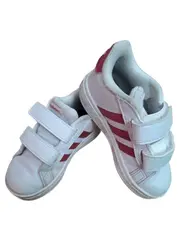 Vorschaubild 2 von Grand Court Sneaker Kinder Mädchen Gr. 25 Weiß Pink Glitzer