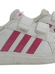 Vorschaubild 3 von Grand Court Sneaker Kinder Mädchen Gr. 25 Weiß Pink Glitzer