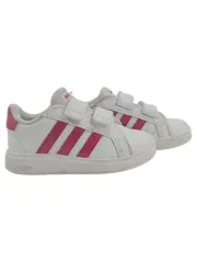 Vorschaubild 1 von Grand Court Sneaker Kinder Mädchen Gr. 25 Weiß Pink Glitzer