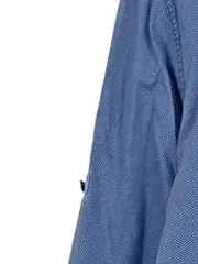 Vorschaubild 3 von Herren Freizeithemd Strukturmuster Langarm Blau XL