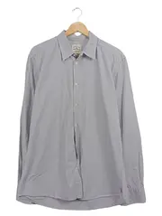 Vorschaubild 1 von Herren Business Hemd Grau Gestreift Langarm Gr. 52;XL