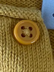 Vorschaubild 2 von Strickjacke Kinder Mädchen Gr. 81/80 Gelb Basic