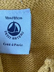 Vorschaubild 4 von Strickjacke Kinder Mädchen Gr. 81/80 Gelb Basic