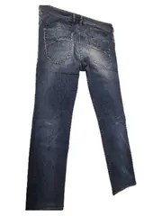 Vorschaubild 3 von Herren Destroyed Jeans W31 L30 Blau Used Look Denim Hose