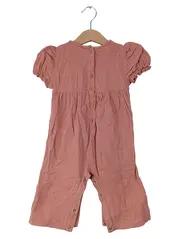 Vorschaubild 1 von Baby Einteiler Overall Gr. 80 Rosa Musselin Baumwolle