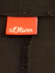 Vorschaubild 4 von Damen T-Shirt Gr. 38 Schwarz Casual Drapierter Ausschnitt