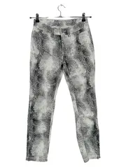 Vorschaubild 1 von Damen Mom Jeans 36x27 Schlangenmuster Modern Mehrfarbig Hose
