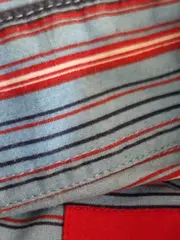 Vorschaubild 5 von Business Hemd Herren Blau Gestreift Kurzarm Gr. 56 3XL Baumwolle