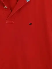 Vorschaubild 3 von Herren Poloshirt Rot Gr. M Custom Fit Baumwolle