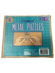 Vorschaubild 2 von Retr-Oh! 6 Classical Metal Puzzles Knobelspiele Geduldspiele Set ab 3+