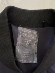 Vorschaubild 3 von Damen Blouson Jacke XS 34 Blau Sportlich Streifen Rippstrick