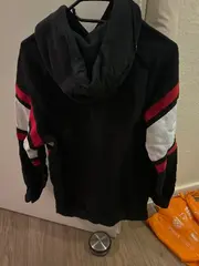 Vorschaubild 2 von Jordan Air Kapuzenpullover Herren Gr. M Schwarz Rot Weiß Hoodie