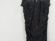 Vorschaubild 3 von Damen Spitzenkleid Schwarz Gr. 38 Elegant Party