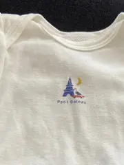 Vorschaubild 3 von Baby Body Kurzarm Eiffelturm Motiv Gr. 60 Weiß