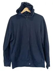 Vorschaubild 1 von Herren Sweatjacke Kapuzenjacke Hoodie Gr. L Blau Baumwolle